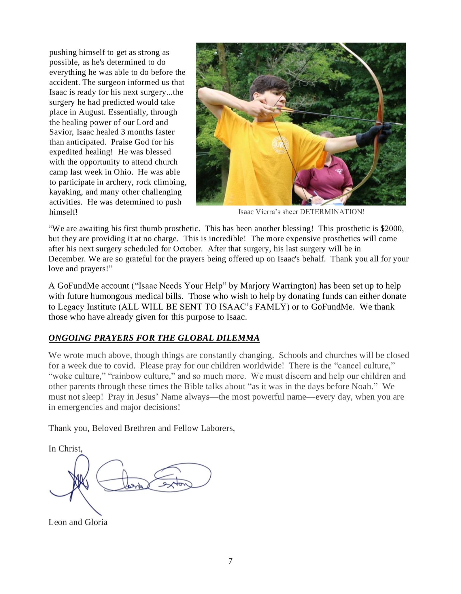 Legacy Letter June 2021